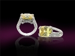 Canary Crystal Ring
