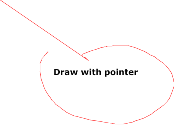 draw pointer